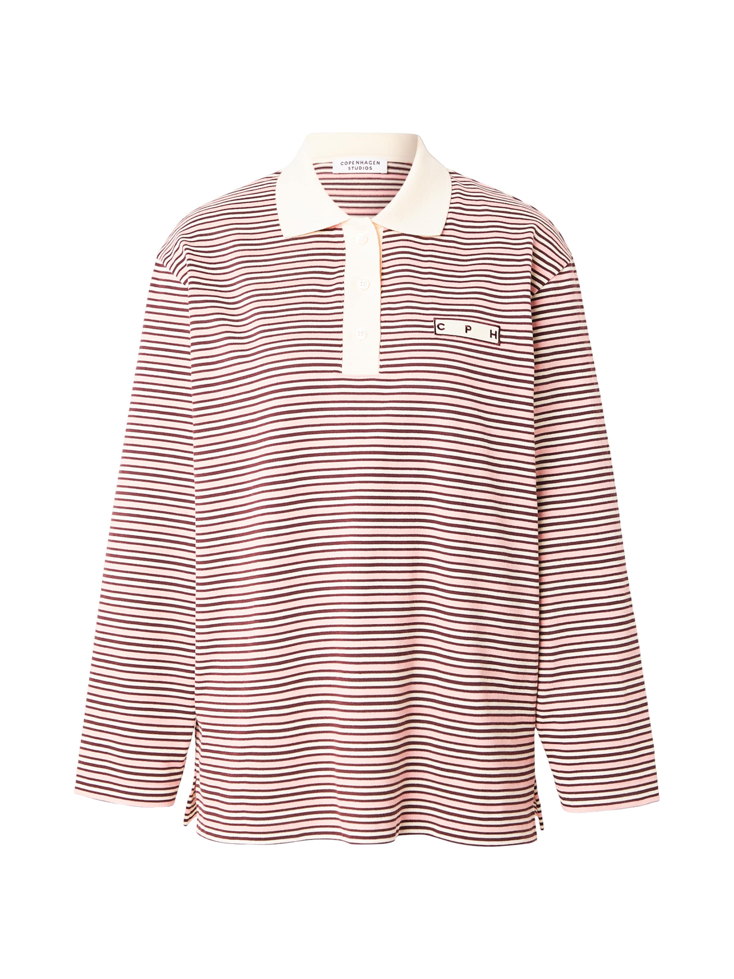 Copenhagen Studios Poloshirt in Pink: Vorderseite