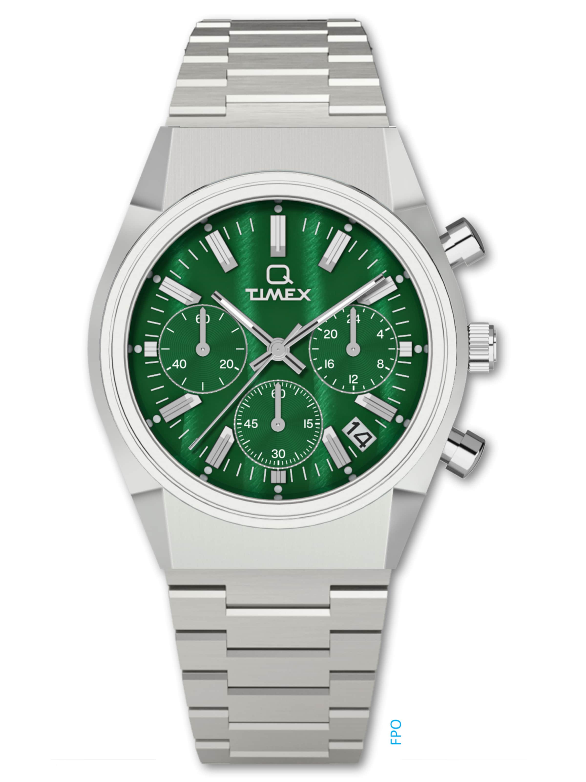 Orologio analogico 'Falcon Eye' di TIMEX in argento: frontale