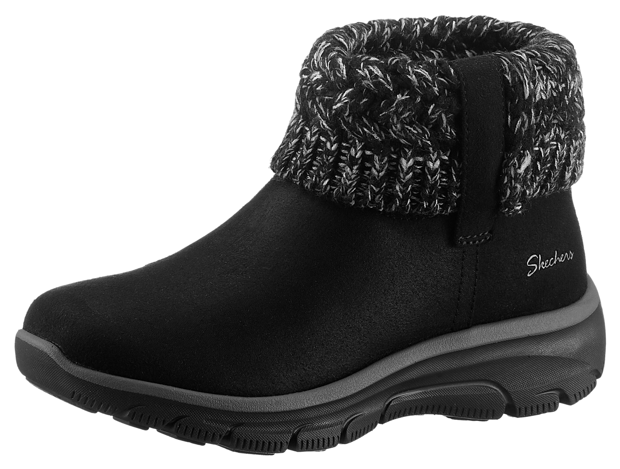 SKECHERS Ankle Boots in Black: front