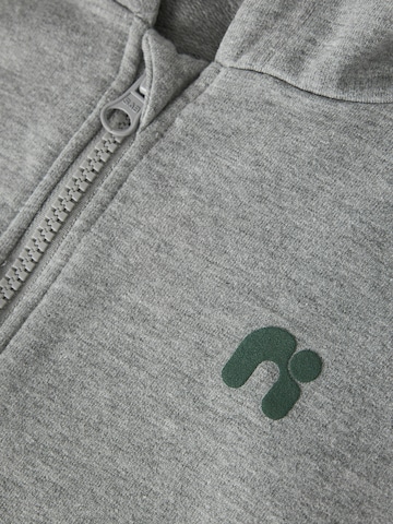 NAME IT Sweatjacke 'NKMVALON' in Grau
