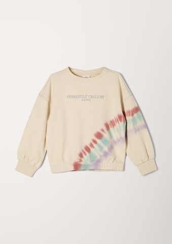 s.Oliver Sweatshirt in Beige: front