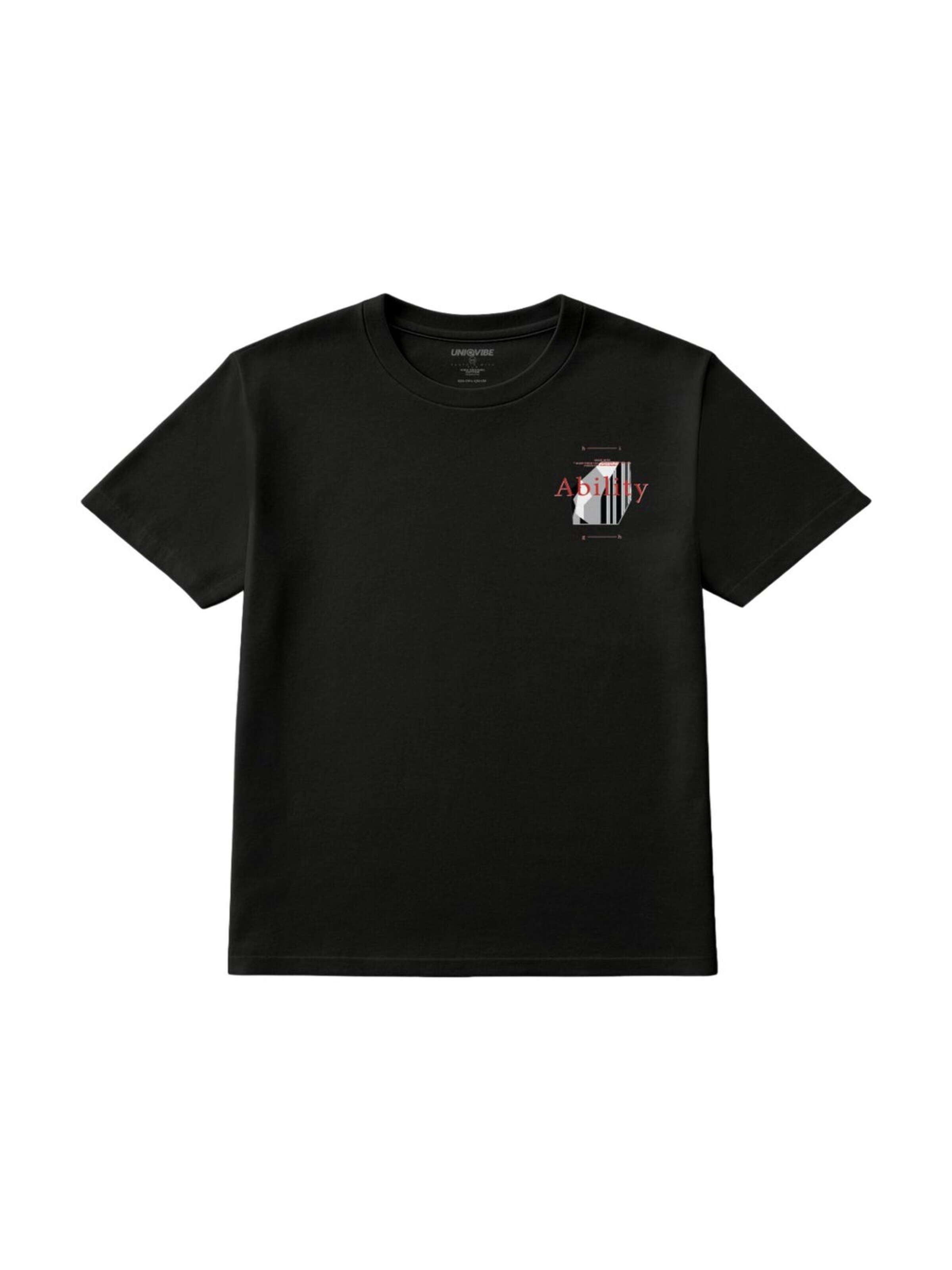 UNIQVIBE Shirt in Grey: front