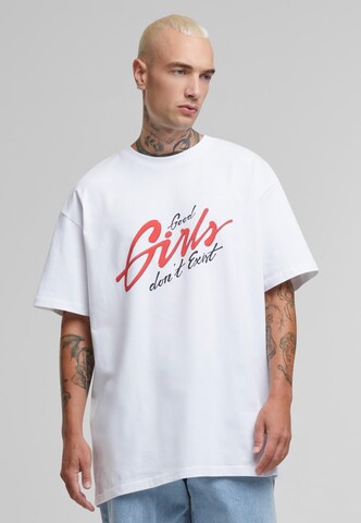 T-Shirt 'Good Girls' Mister Tee en blanc