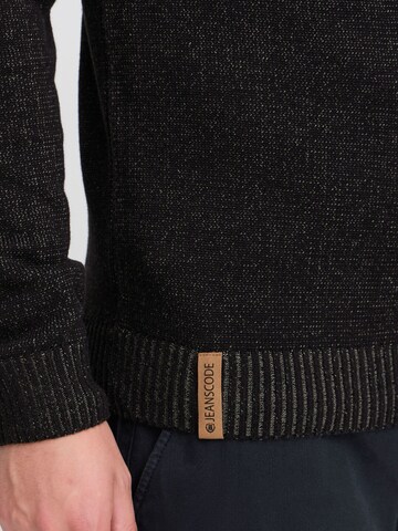 INDICODE JEANS Pullover 'Nathen' in Schwarz