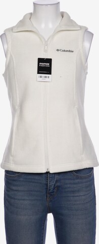 COLUMBIA Vest in XS in White: front