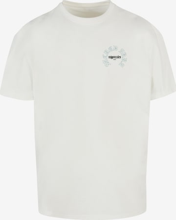 MJ Gonzales T-shirt 'CROS x' i vit: framsida