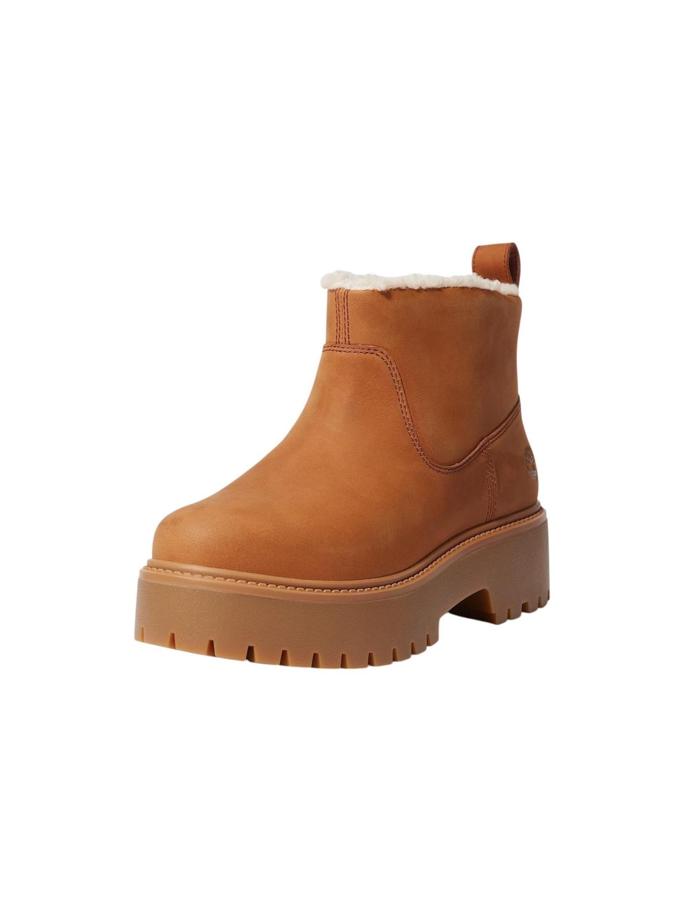 TIMBERLAND - Botas 'STST MID WARM LINED BOOT RUST, Wide TB0A283G' en marrón