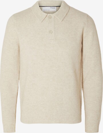 SELECTED HOMME Trui 'Rai' in Beige: voorkant