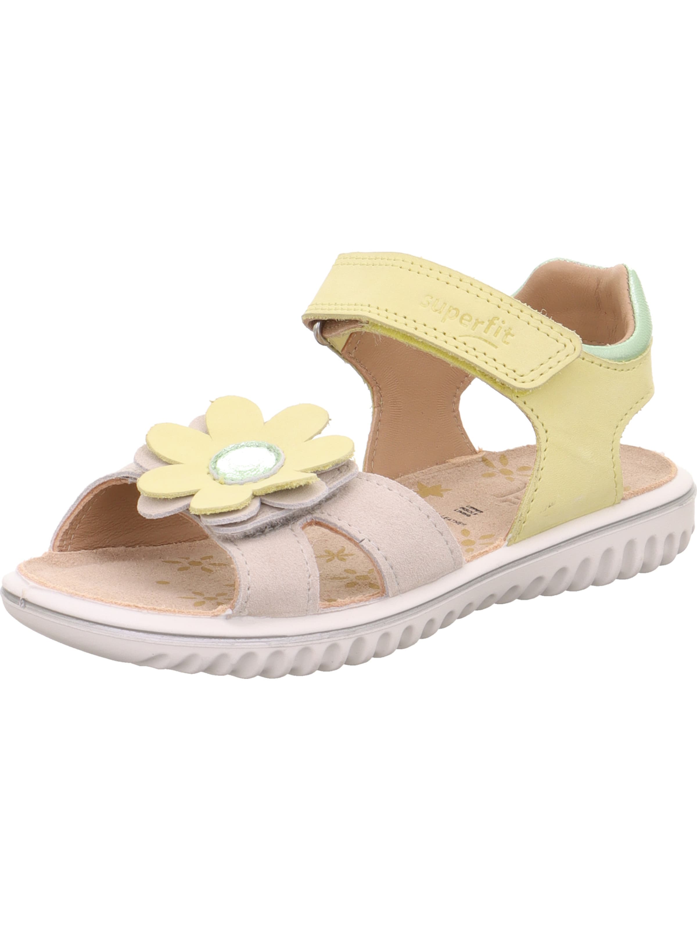 SUPERFIT Sandals 'Sparkle' in Yellow: front