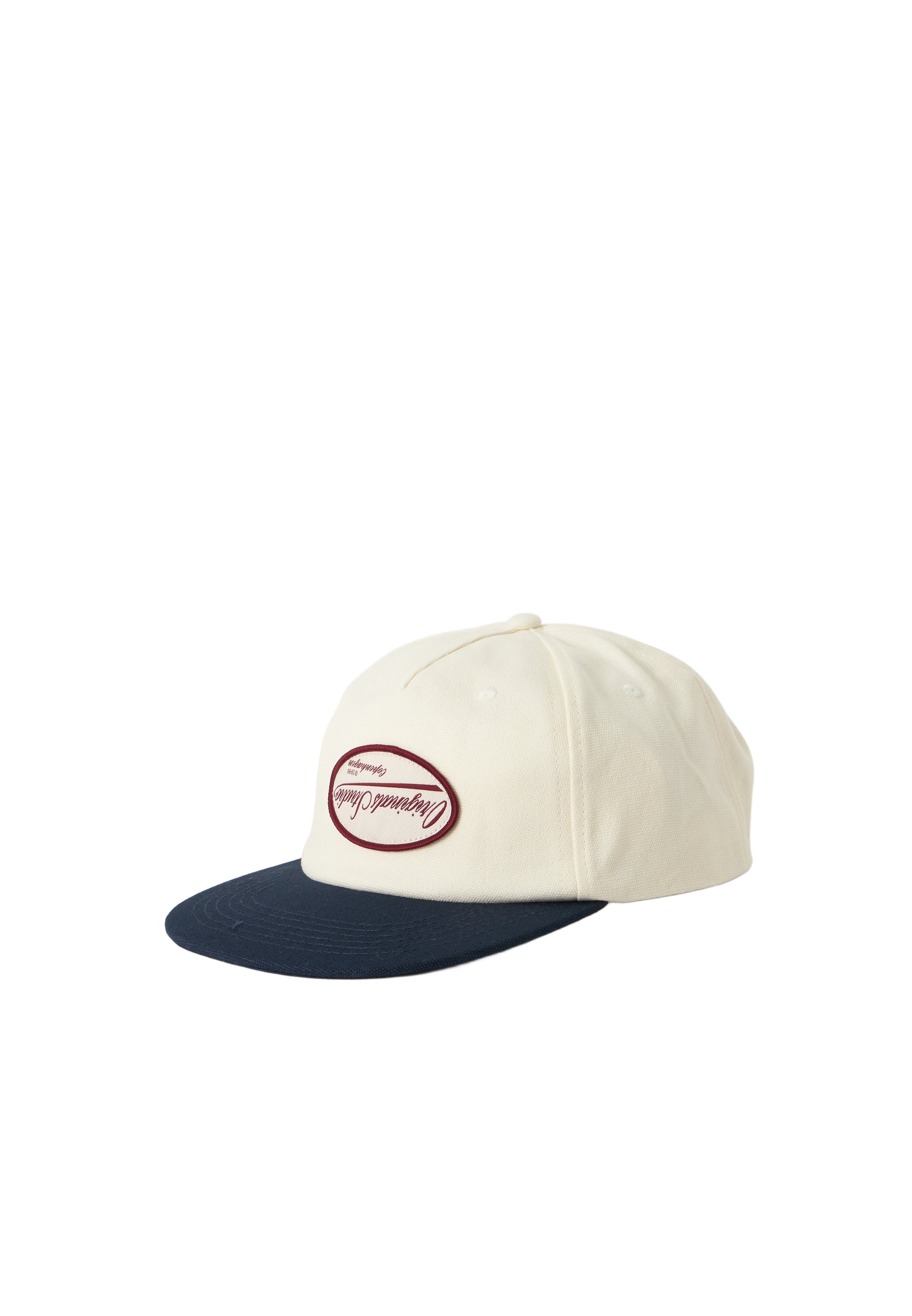 JACK & JONES Casquette 'JACLOOSE NORREBRO' en 55-60 en chamois / bleu marine / rouge foncé, Vue avec produit