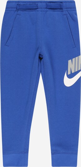 Nike Sportswear Trousers in Blue / Grey / White, Item view