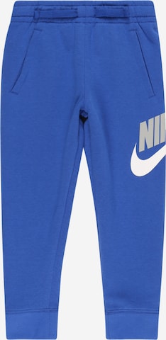 Nike SportswearTapered Hlače - plava boja: prednji dio