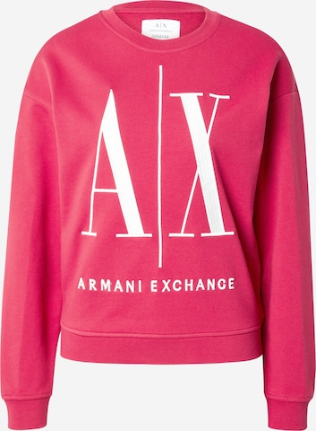 ARMANI EXCHANGE Sweatshirt '8NYM02' in Red: front