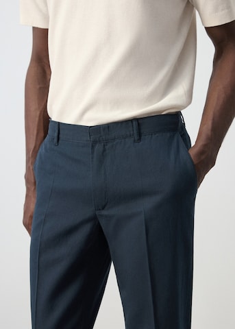 MANGO MAN Slimfit Hose  'Soren' in Blau