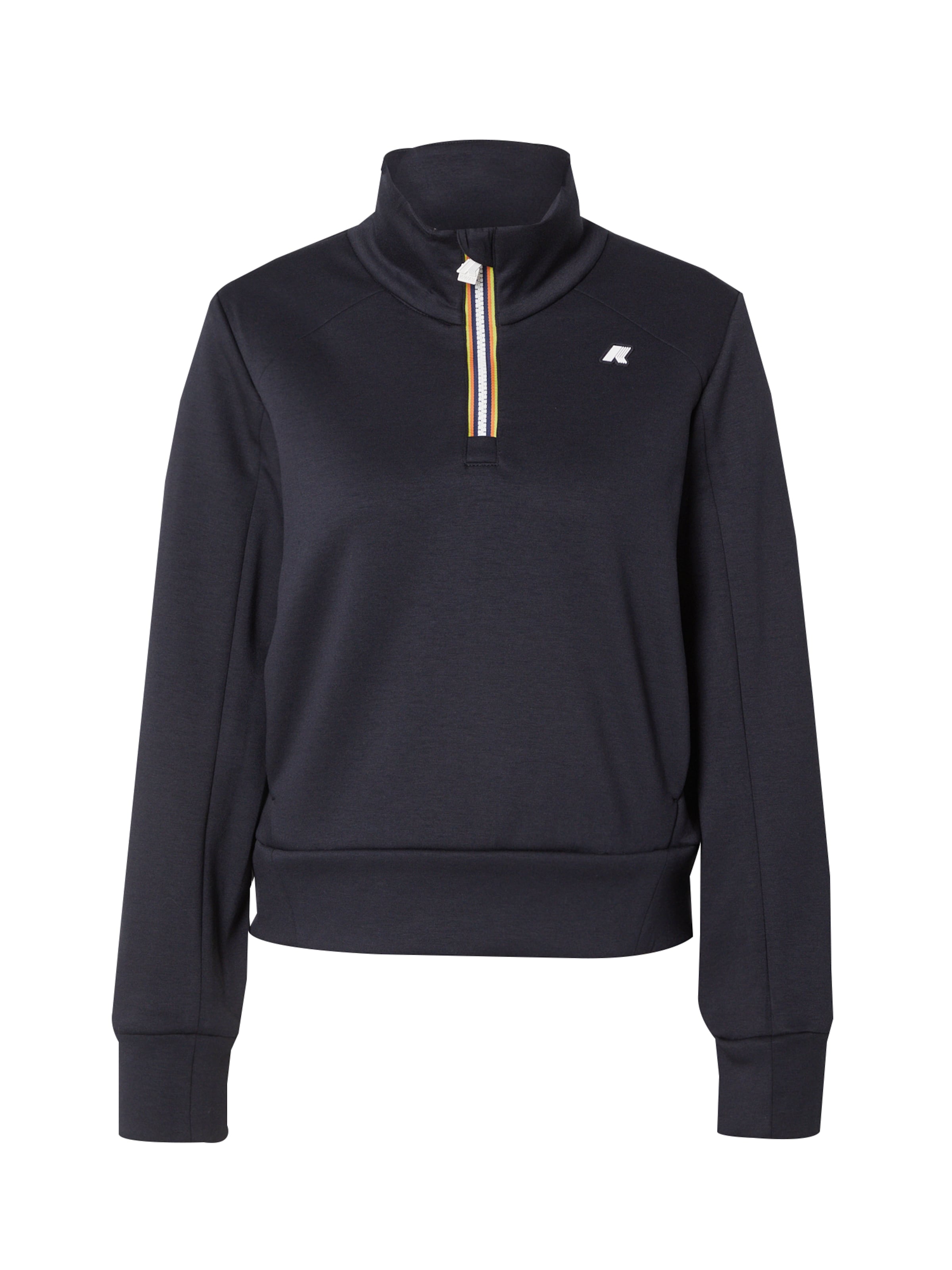 K-Way Μπλούζα φούτερ 'LOUEN LIGHT SPACER' σε μαύρο: μπροστά