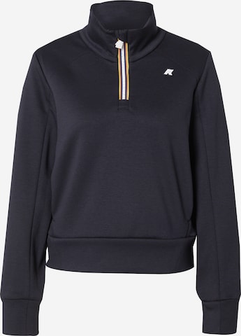 K-Way Bluzka sportowa 'LOUEN LIGHT SPACER' w kolorze czarny: przód
