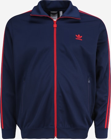 ADIDAS ORIGINALS Sweat jacket 'Beckenbauer' in Blue: front