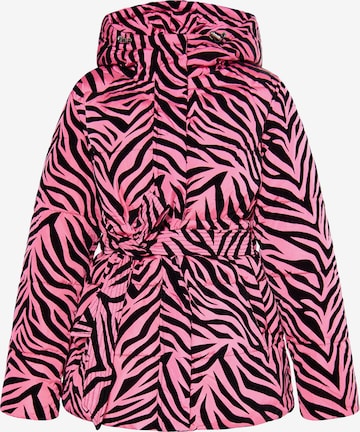 faina Демисезонная куртка в Ярко-розовый: спереди