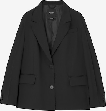 Blazer Pull&Bear en noir : devant