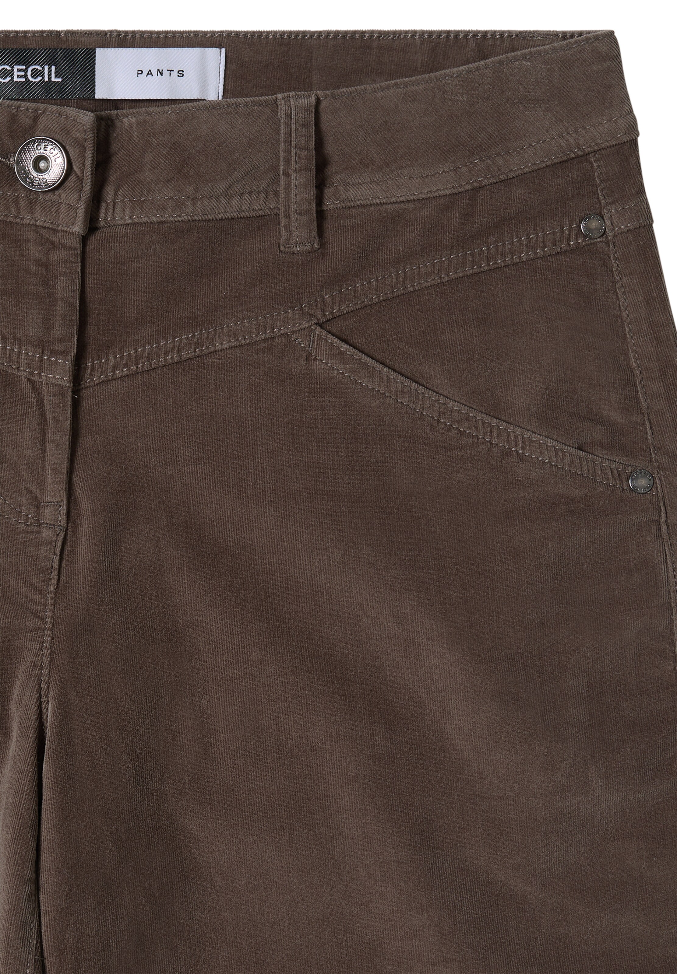 CECIL Wide leg Pants in Brown