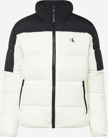 Veste d’hiver Calvin Klein Jeans en blanc : devant