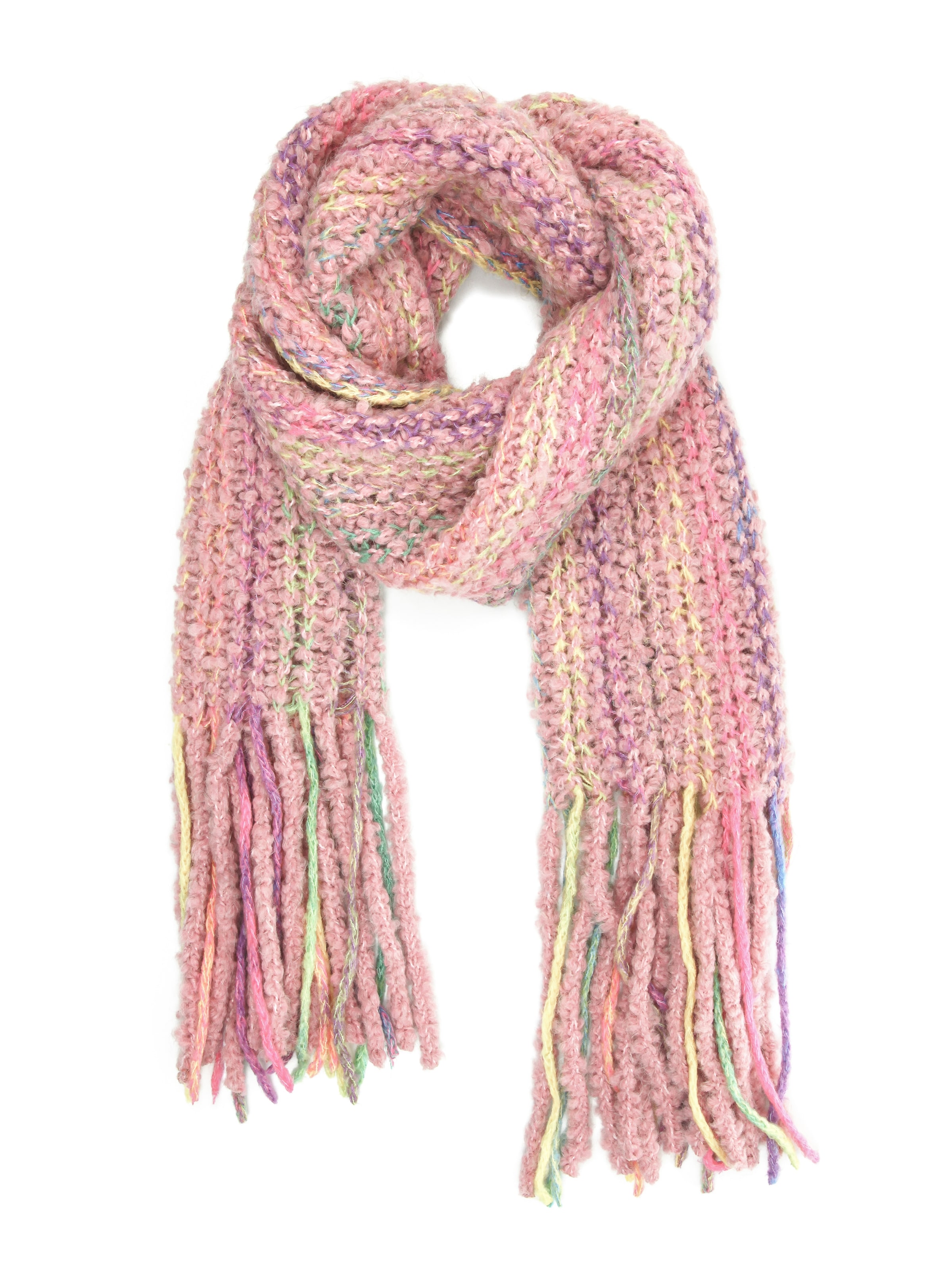 COLLEZIONE ALESSANDRO Scarf 'Chadia' in Pink: front