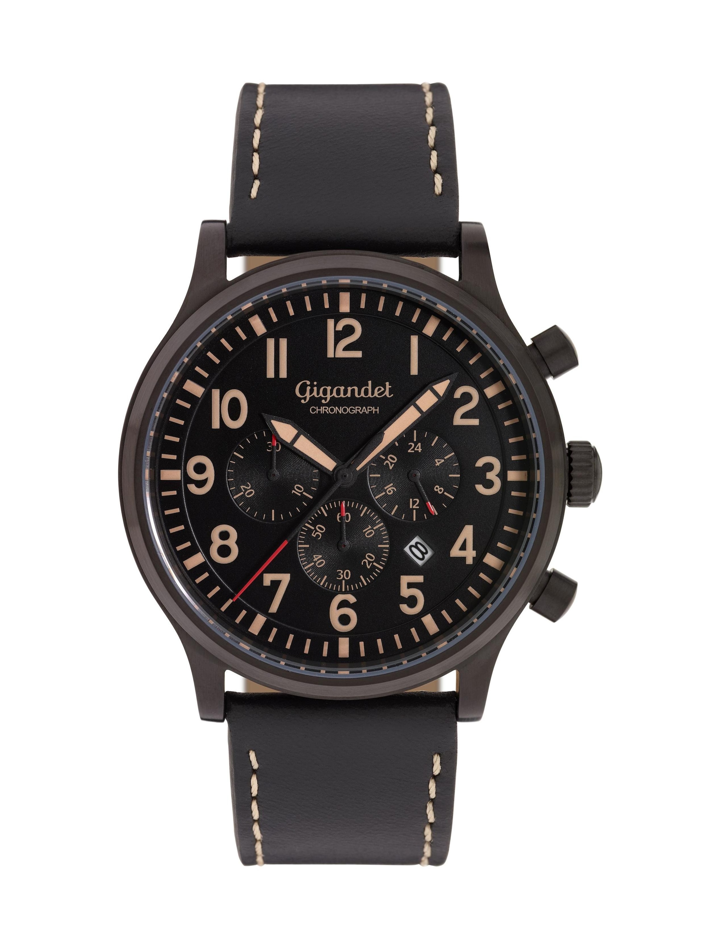 Gigandet Analog Watch 'DESTINATION' in Black: front