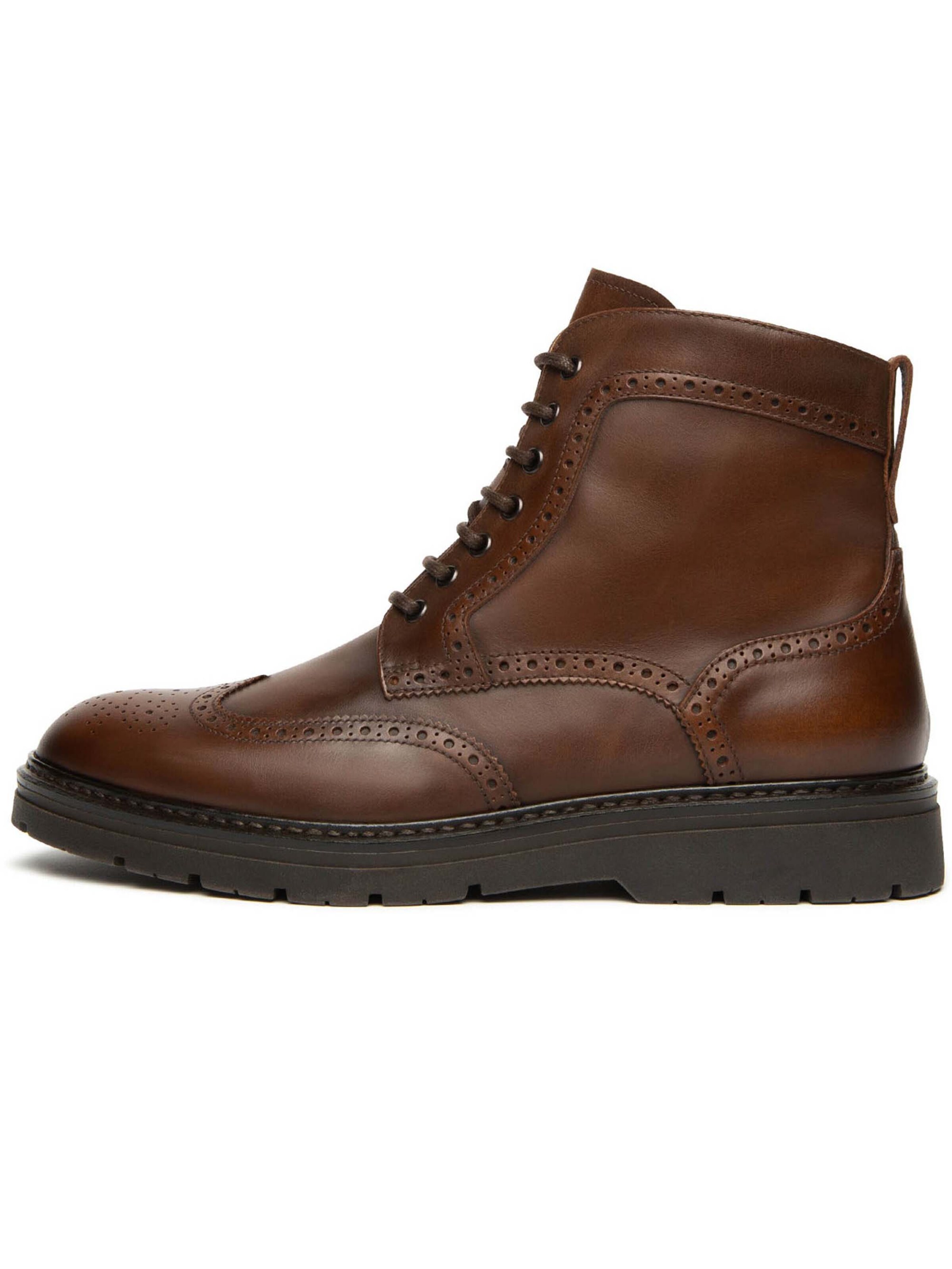 Nero Giardini Lace-up boots in Brown: front