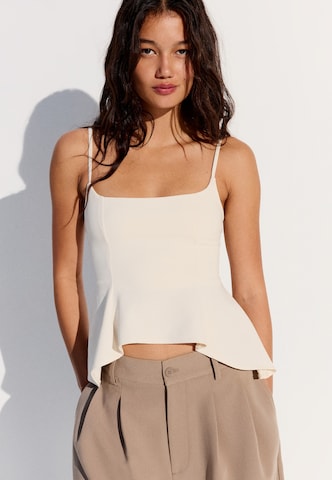 Bershka Top in Beige: Vorderseite