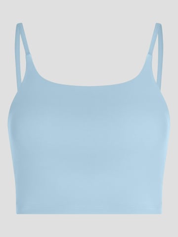 YO-GAYA Bralette Sports Bra in Blue: front