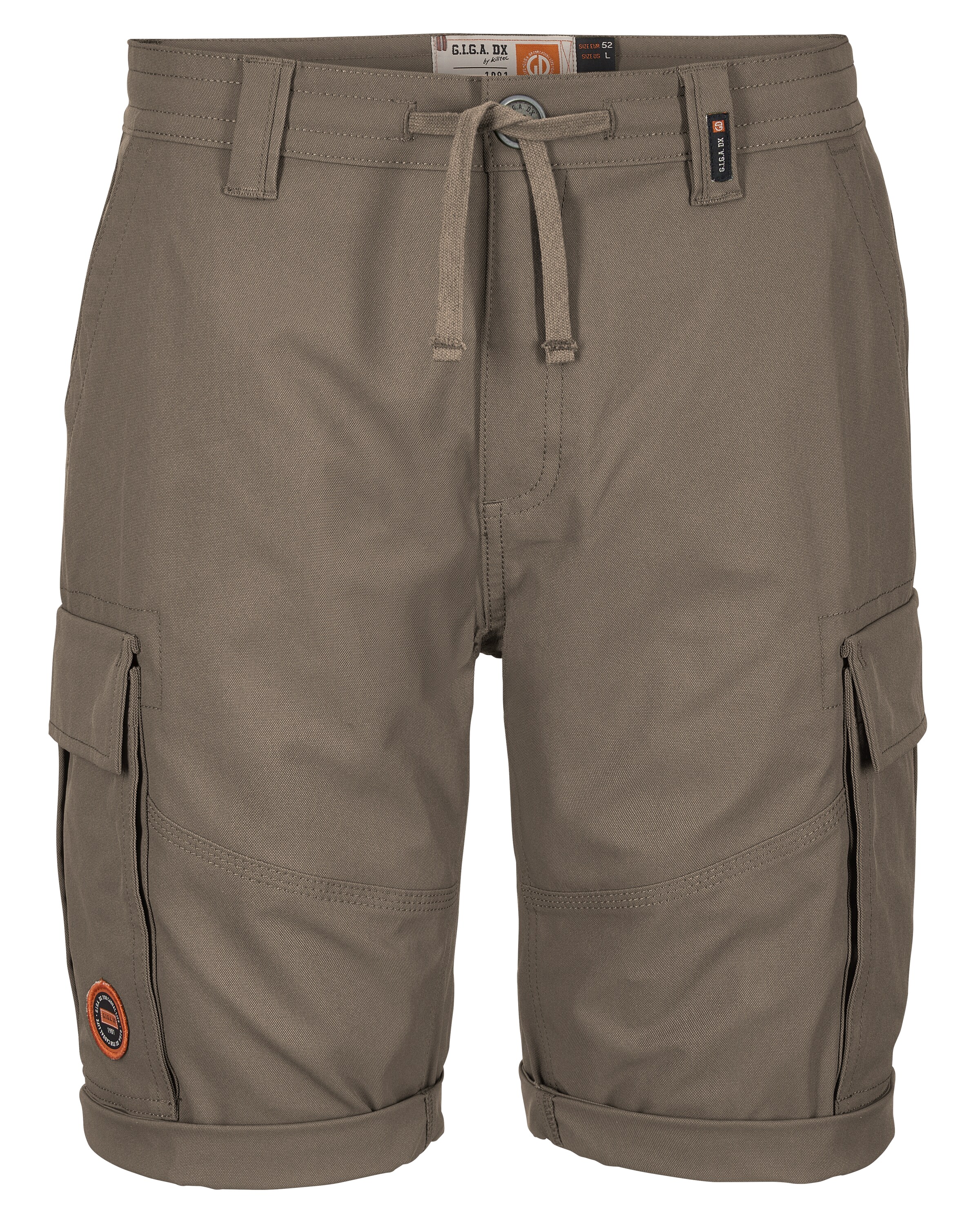 G.I.G.A. DX by killtec Workout Pants in Brown: front