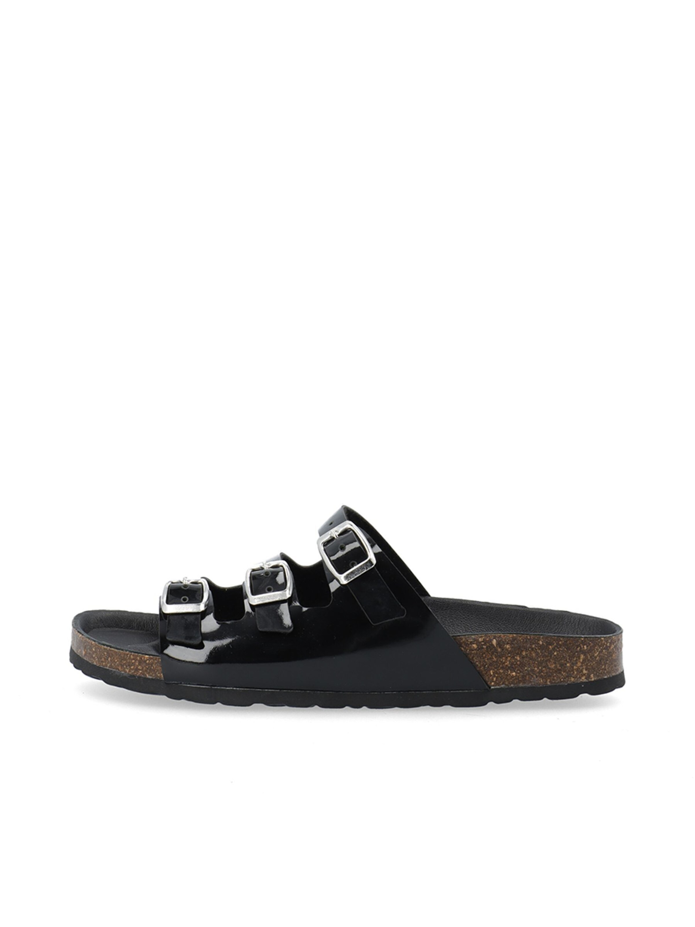 Bianco Mule 'Miami' in Black: front