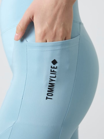 Tommy Life - Tapered Leggings 'Gamaschen' em azul