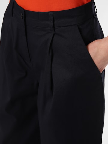 Marie Lund Flared Pleat-Front Pants ' ' in Blue