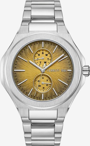 Montre à affichage analogique 'Lucardo' CERRUTI 1881 en orange : devant