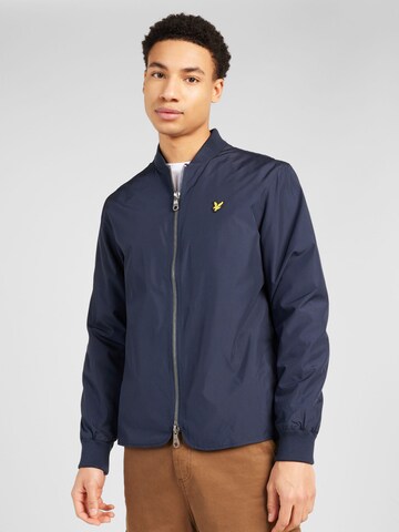 Lyle & Scott Tussenjas in Blauw: voorkant