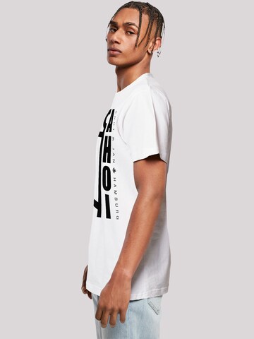 F4NT4STIC T-Shirt 'Ahoi Anker Crop Knut & Jan Hamburg' in Weiß