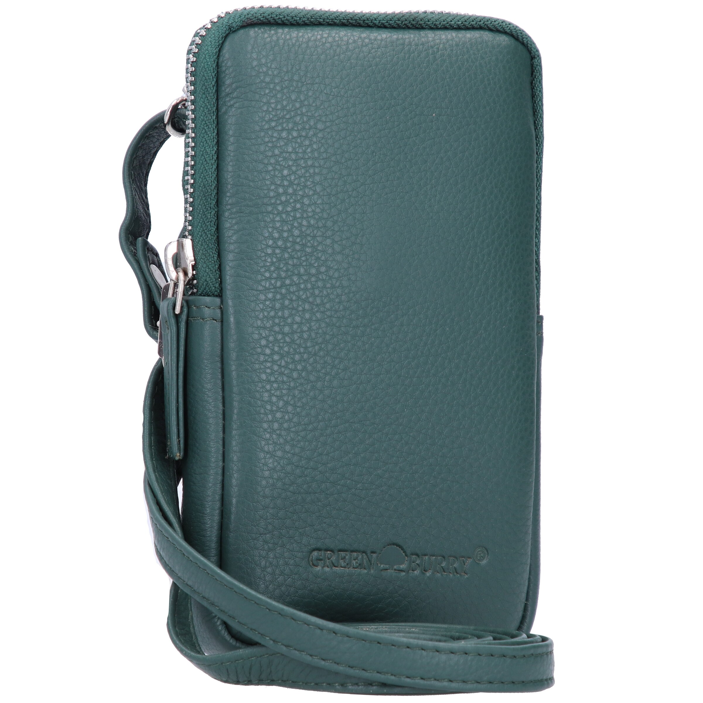 GREENBURRY Crossbody bag 'Nappa' in Green