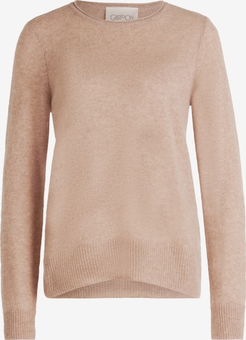 Pull-over Cartoon en beige : devant