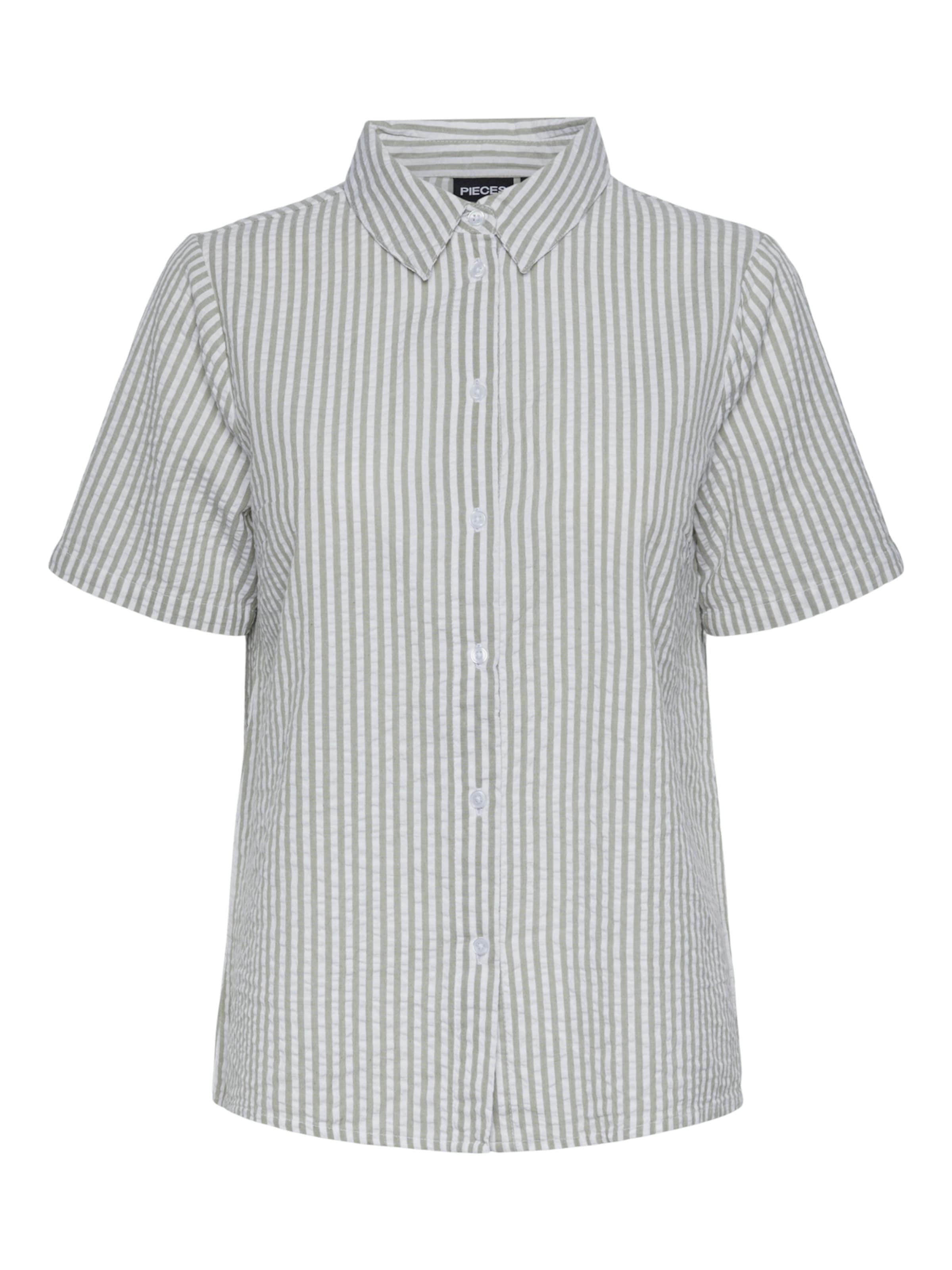 PIECES - Blusa 'PCSally' en verde: frente