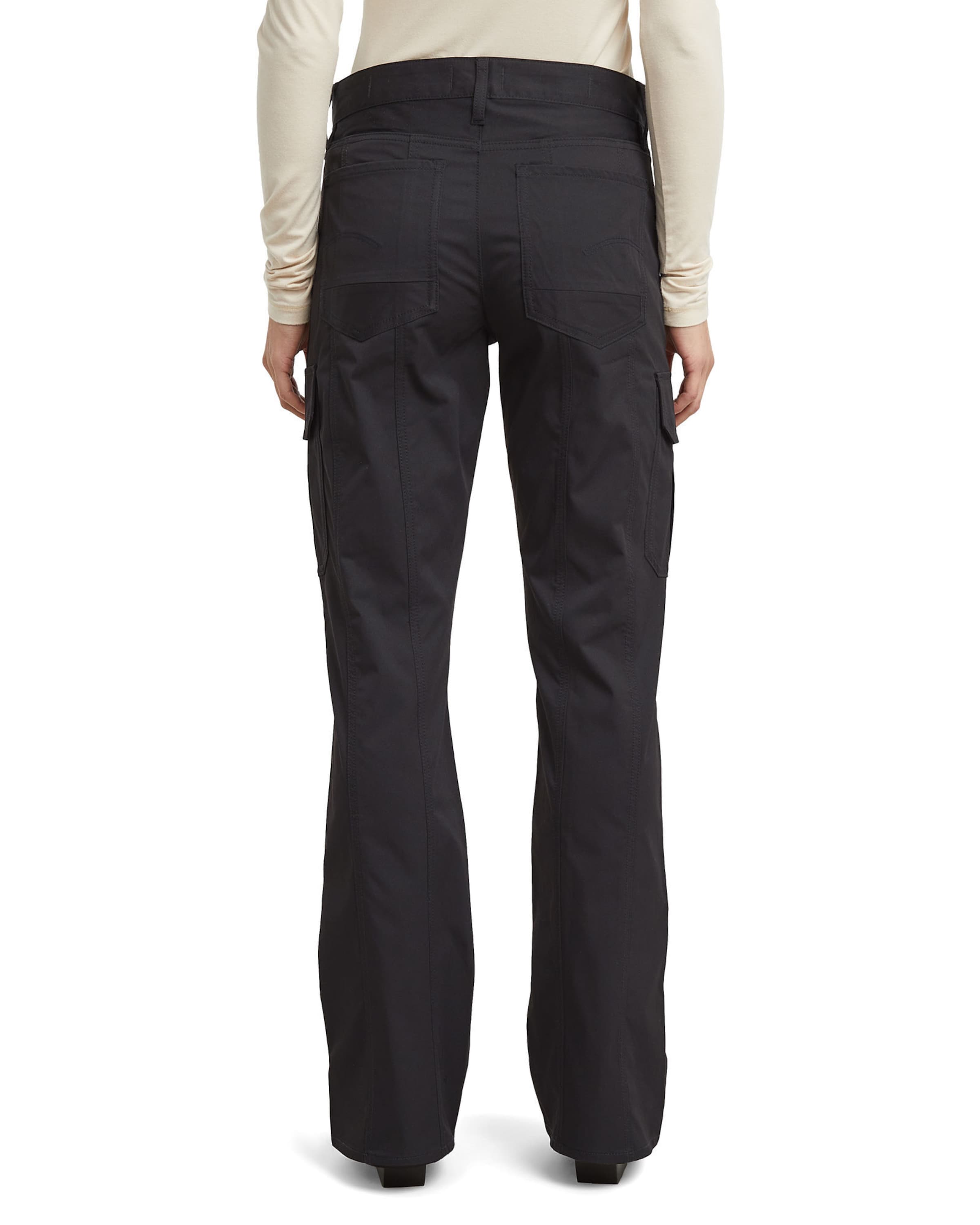 G-STAR Bootcut Cargobroek 'Holiday Bootcut' in Zwart