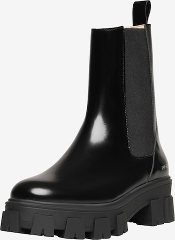 N91 Chelsea Boots in Schwarz: predná strana