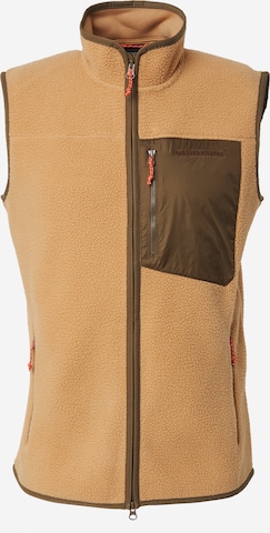 PEAK PERFORMANCE Urheiluliivi 'Pile' värissä beige: etupuoli