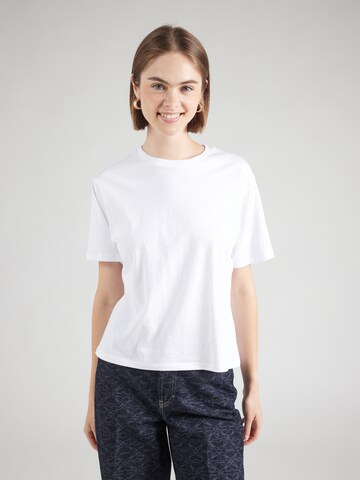 Abercrombie & Fitch Футболка в Белый: спереди