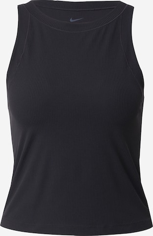 NIKE Спортивный топ в Черный: спереди