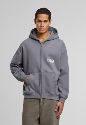 Veste de survêtement Another Cotton Lab en gris : devant
