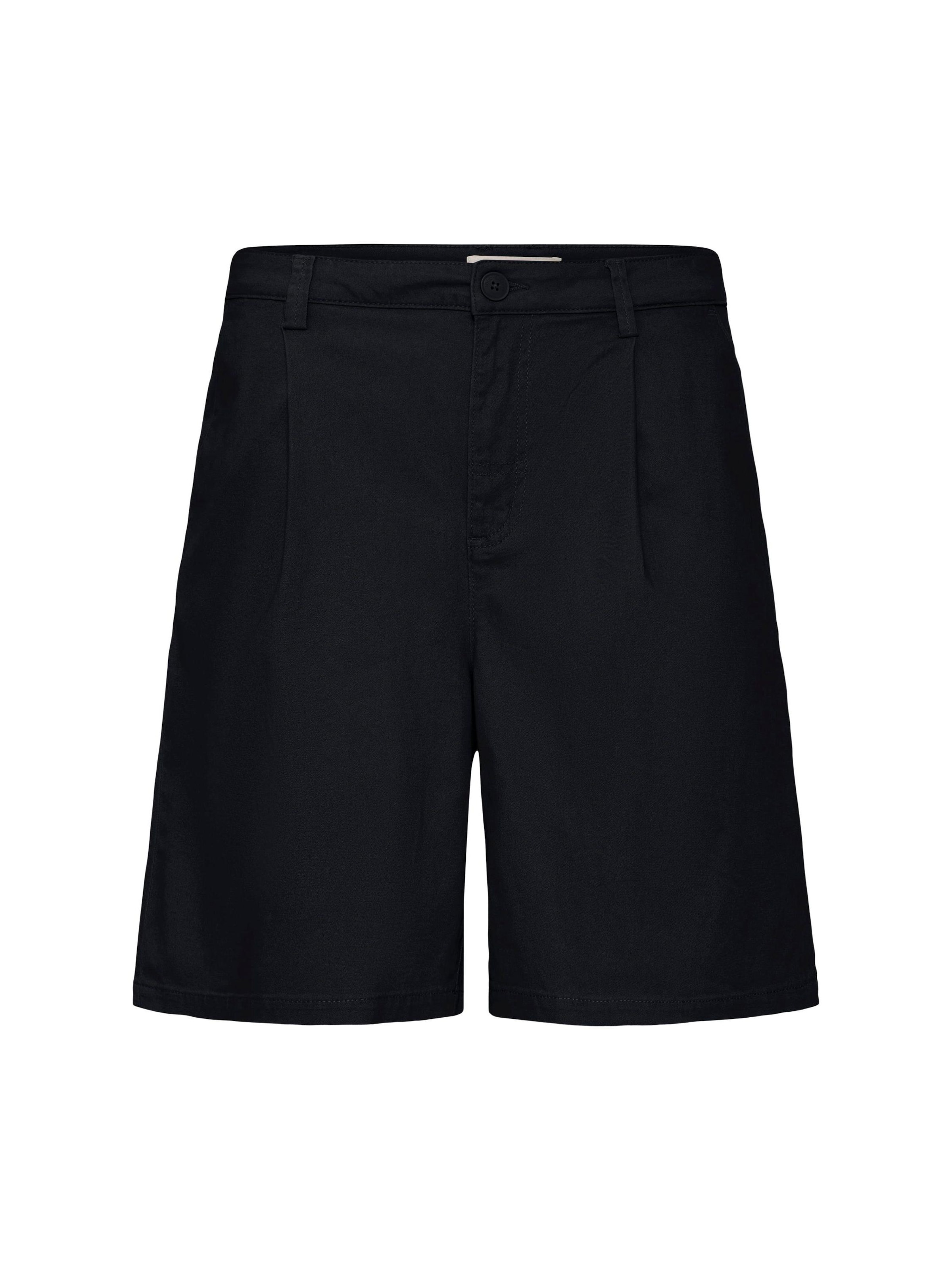 !Solid - Loosefit Pantalón chino ' SDMohan Relaxed Fit ' en negro: frente