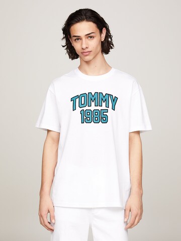 T-Shirt Tommy Jeans en blanc : devant