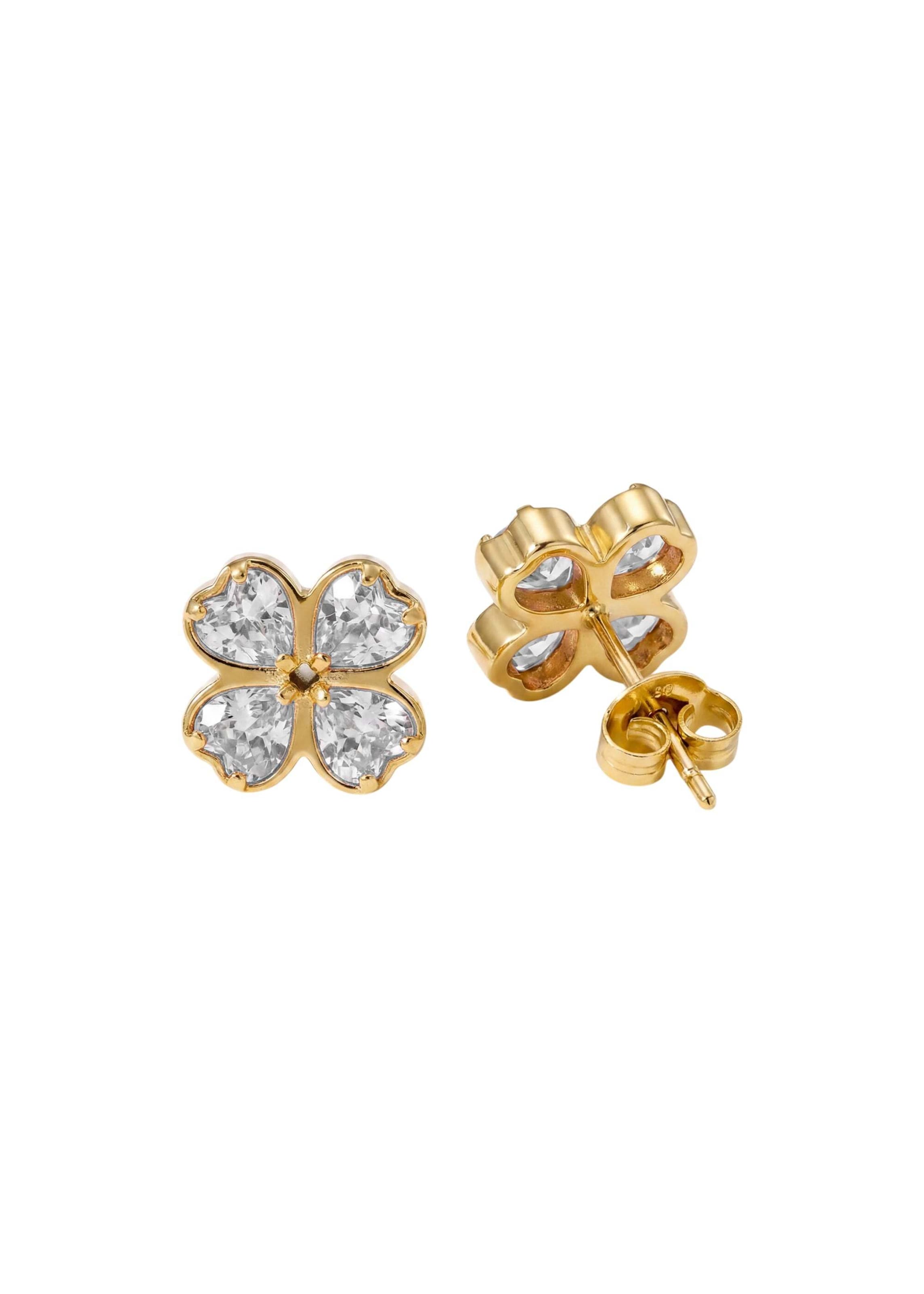 PURELEI Earrings 'Cuore' in Gold: front