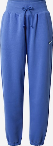 Tapered Pantaloni 'Phoenix Fleece' di Nike Sportswear in blu: frontale